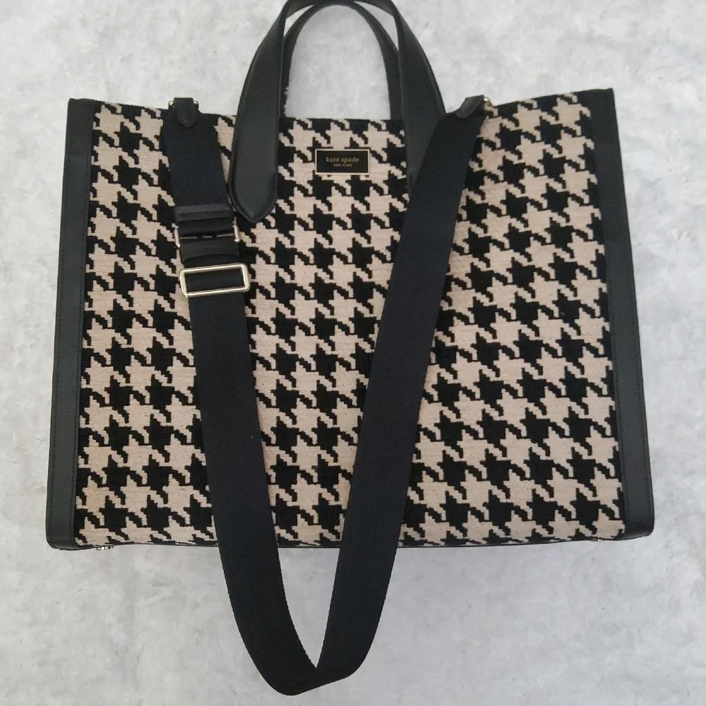 Kate Spade Houndstooth Tote